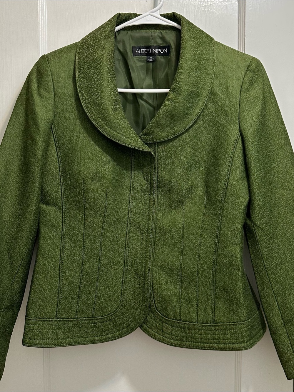 Albert Nipon: Green Women's Tailored Jacket